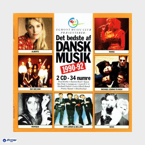 Det Bedste Af Dansk Musik 1990-92 (1996)