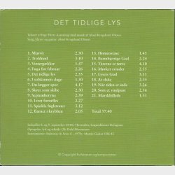 Det Tidlige Lys (2018) (Digi)