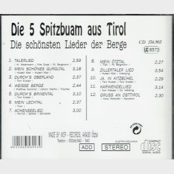 Die 5 Spitzbuam Aus Tirol