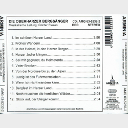 Die Oberharzer Bergsanger Im Schonen Harzer Land (2000)