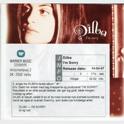 Dilba - I'm Sorry (1996) (Promo)