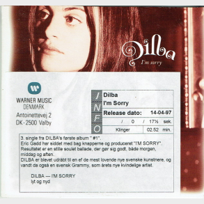 Dilba - I'm Sorry (1996) (Promo)