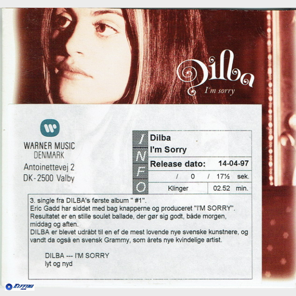 Dilba - I'm Sorry (1996) (Promo)