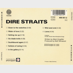 Dire Straits - Dire Straits (1978) (Vertigo) - NY