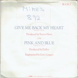 Dollar - Give Me Back My Heart (1982)