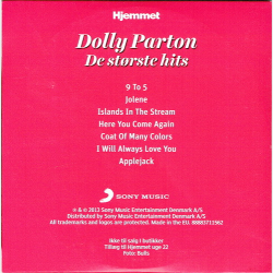 Dolly Parton - De Strste Hits (Hjemmet) (2013)