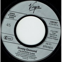 Donny Osmond - I'm In It For Love (1987)
