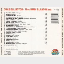 Duke Ellington - The Jimmy Blanton Era (1990) - NY