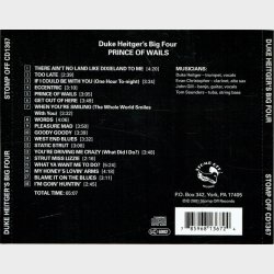 Duke Heitger's Big Four - Prince Of Wails (2001)