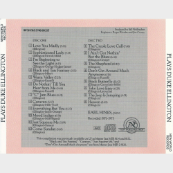 Earl Hines - Plays Duke Ellington (1988) (Fat)