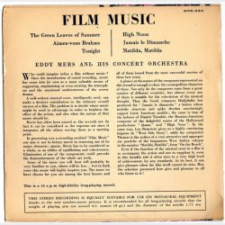 Eddy Mers And His Concert Orchestra - Film Hits