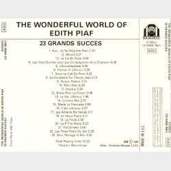 Edith Piaf - The Wonderful World Of Edith Piaf (23 Grands Succes) (1988)