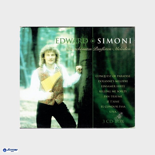 Edward Simoni Die Sch&ouml;nsten PanFl&ouml;ten Melodien 3xCD Boks