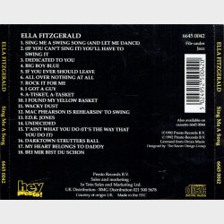 Ella Fitzgerald - Sing Me A Song (1992)