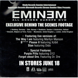 Eminem - All Access Europe DVD