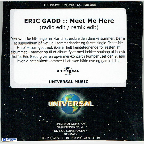 Eric Gadd - Meet Me Here (2006) (Promo)