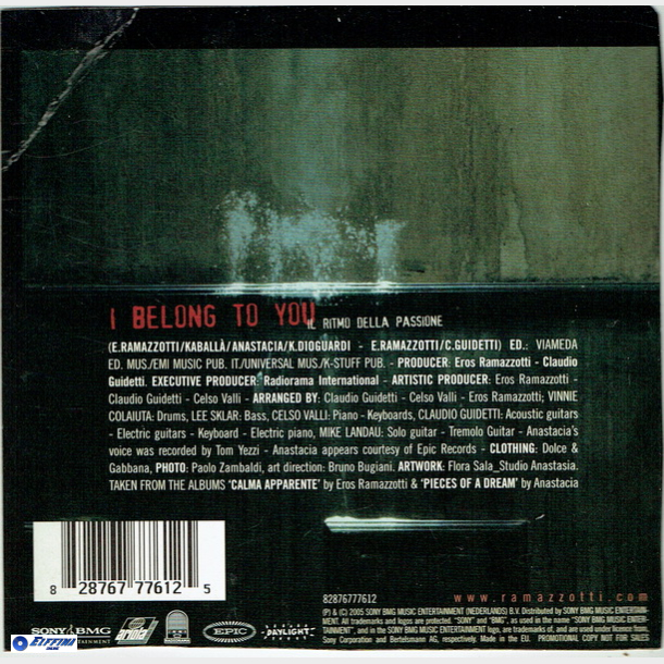 Eros Ramazzotti - I Belong To You (2005) (Promo)