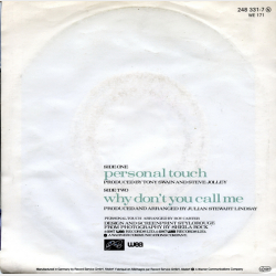 Errol Brown - Personal Touch (1987)