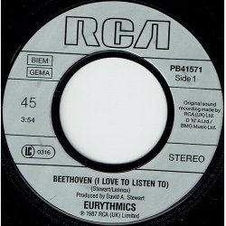 Eurythmics - Beethoven (I Love To Listen To) (1987)