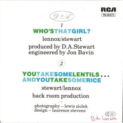 Eurythmics - Who's That Girl (1983)