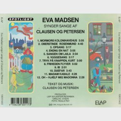 Eva Madsen - Synger Sange Af Clausen Og Petersen (1983) (Elap)