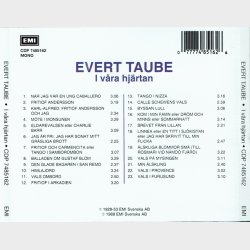 Evert Taube - I V�ra Hj&auml;rtan (1988)