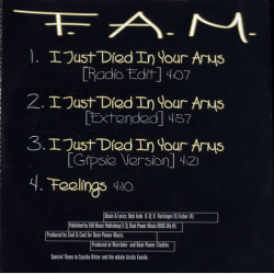 F.A.M - I Just Died In Your Arms (Radio Edit) (1997)