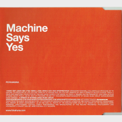 FC Kahuna - Machine Says Yes (2002)