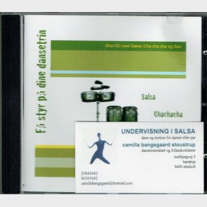 F Styr P Dine Dansetrin ve CD med Sals & Cha,Cha,Cha
