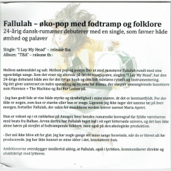 Fallulah - Lay My Head (2009) (Promo)