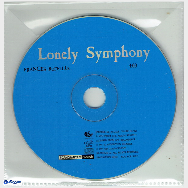 Frances Ruffelle - Lonely Symphony (1997) (Promo)