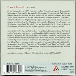 Franco Bonisolli - Nessun Doma (4xCD+Book)