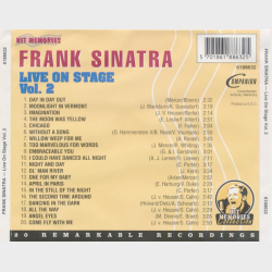 Frank Sinatra - Live On Stage Vol. 2