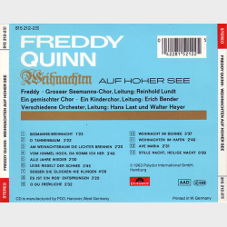 Freddy Quinn - Weihnachten Auf Hoher See (1987)