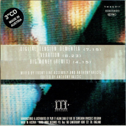 Front Line Assembly - Digital Tension Dementia (1994) (MiniCD)