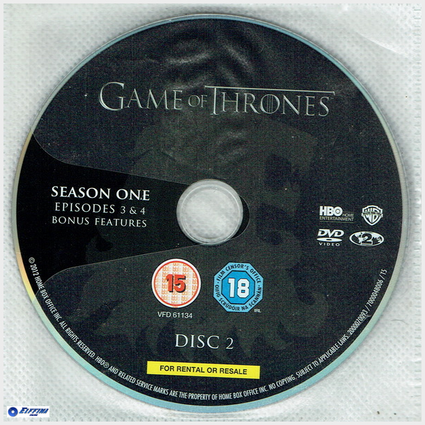 Game Of Thrones Season 1 Eps. 3&4 (2012) Disc2