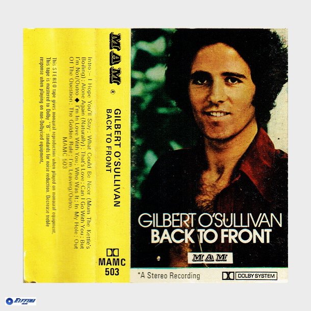 Gilbert O'Sullivan - Back To Front