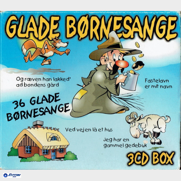 Glade B�rnesange 1,2 &amp; 3 (2003) (Boks)