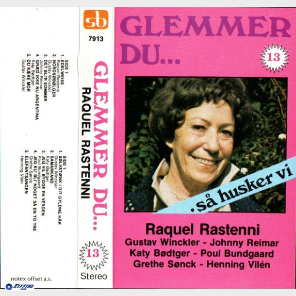 Glemmer Du 13 - Raquel Rastenni