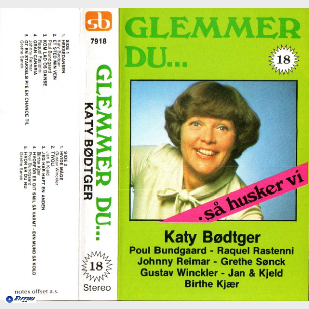 Glemmer Du 18 - Katy Bdtger