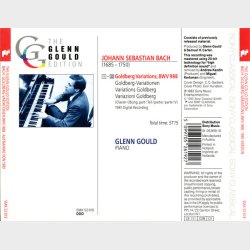 Sony Classical (SBK 52619) - Glenn Gould Edition - Goldberg Variations BWV 988 1981 Version (1993)