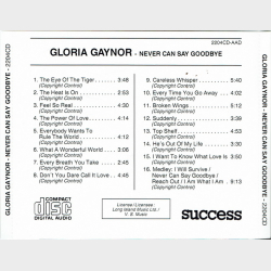 Gloria Gaynor - Never Can Say Goodbye (1986)