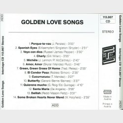 Golden Love Songs (Intertape CD)