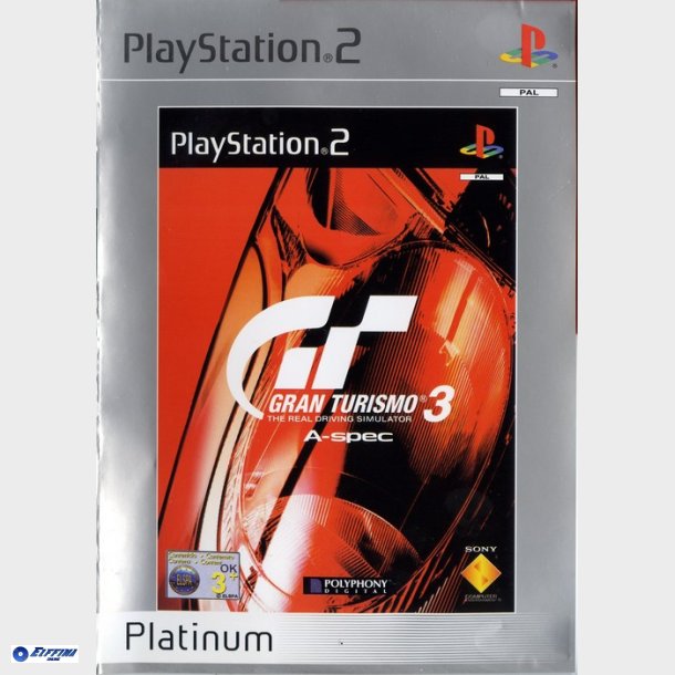 Gran Turismo 3 A-Spec (2001) (Platinum)