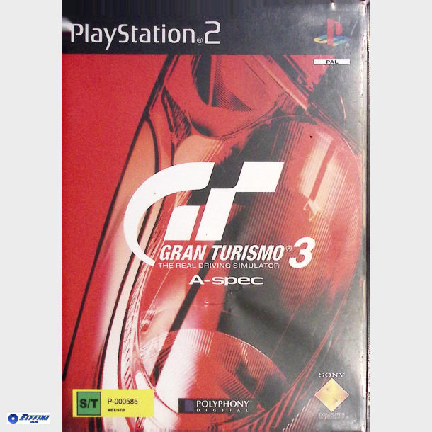 Gran Turismo 3 A-Spec (PS2) (Tom)