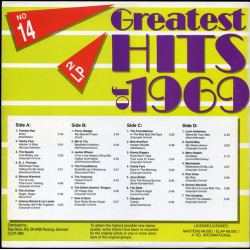Greatest Hits Of 1969 No. 14 (1990) (DB)