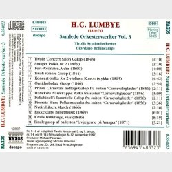 H.C. Lumbye &amp; Tivolis Symfoniorkester, Giordano Bellincampi - Samlede Orkesterv�rker Vol. 3 (1999)