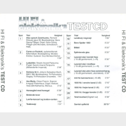 HIFI &amp; Elektroniks TEST CD (21 Musik-Numre Og Lydeffekter)