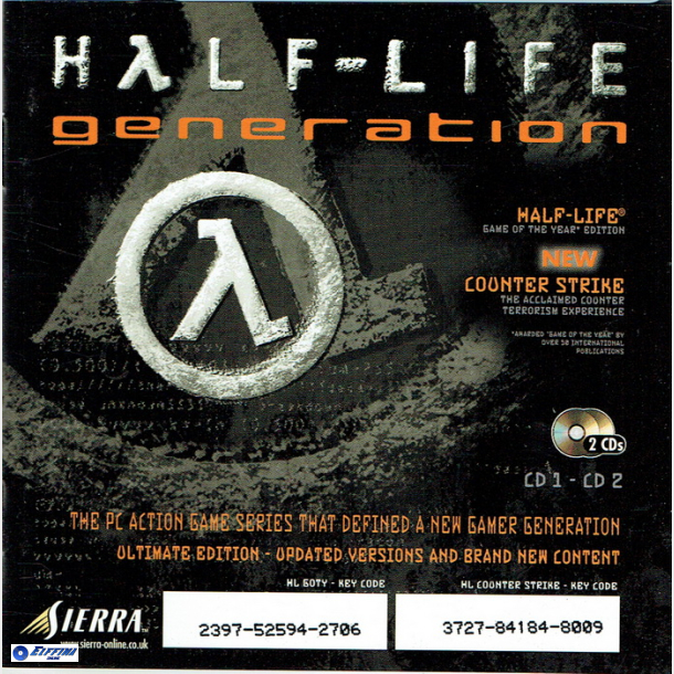 Half-Life Generation (Jewel DB)