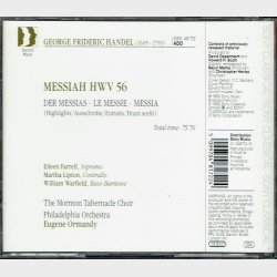 Sony Classical (SBK 48172) - Handel Messiah, Farrell-Lipton-Warfield-Ormandy (1992)